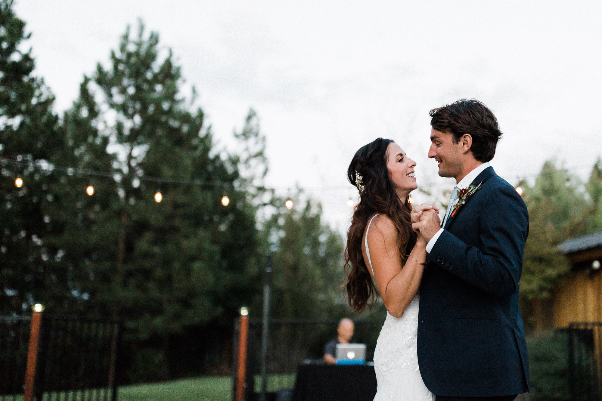 First dance at wedding at Broken Top Club in Bend, Oregon