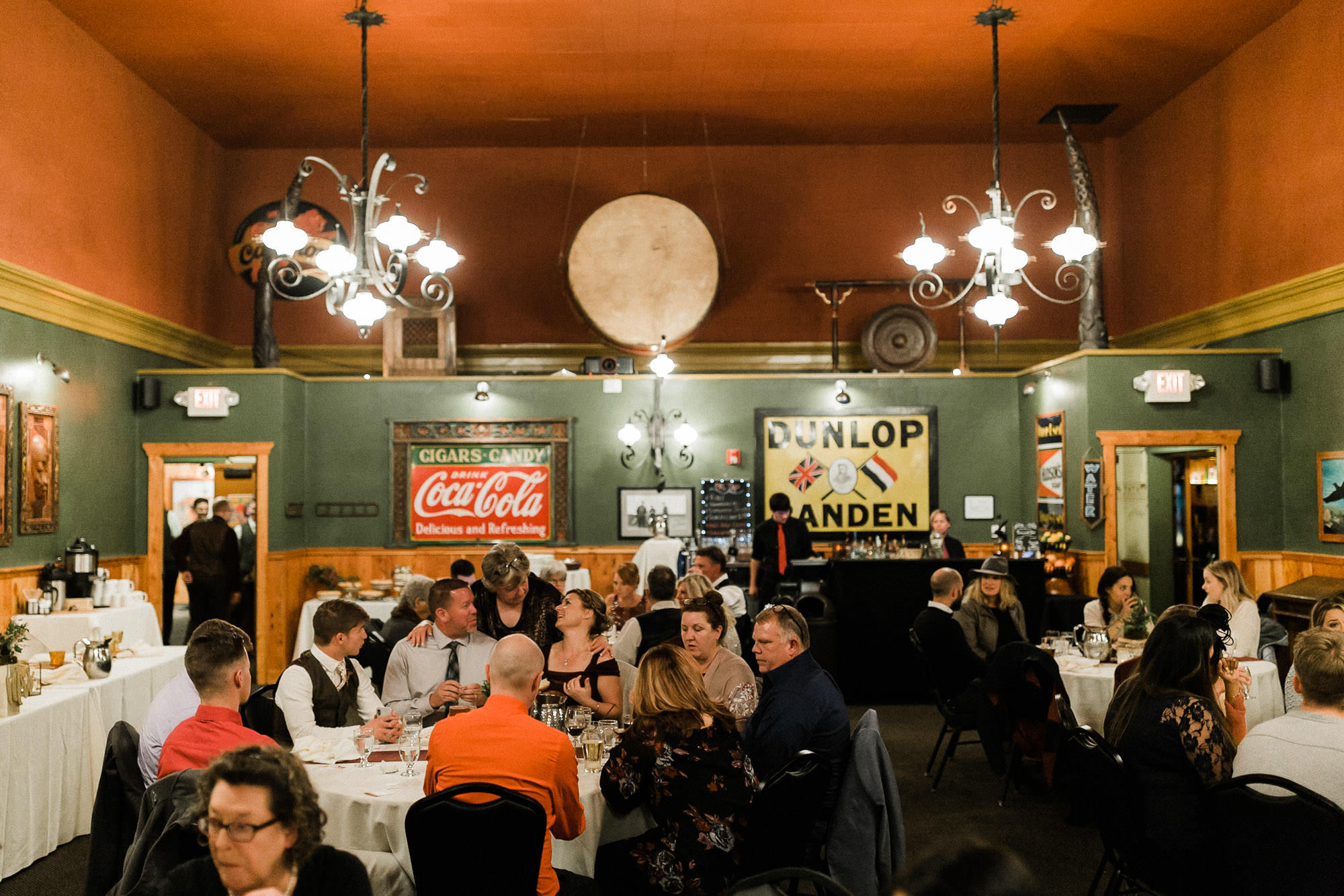 A wedding reception at McMenamin's Old St. Francis School in Bend