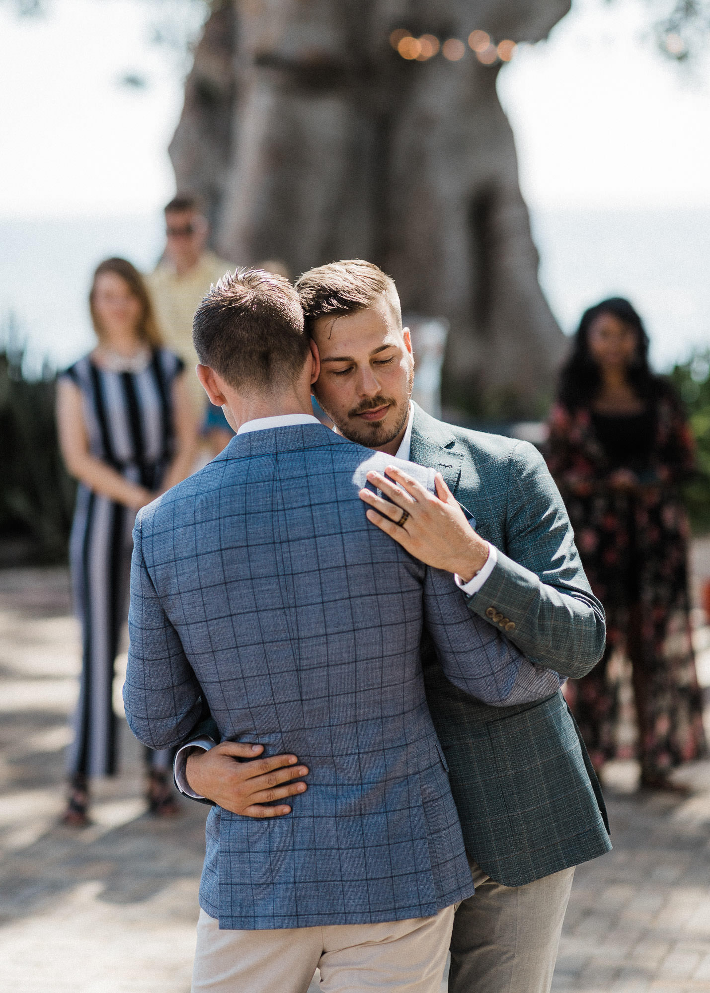 grooms-first-dance-gay-wedding-olowalu-plantation-maui