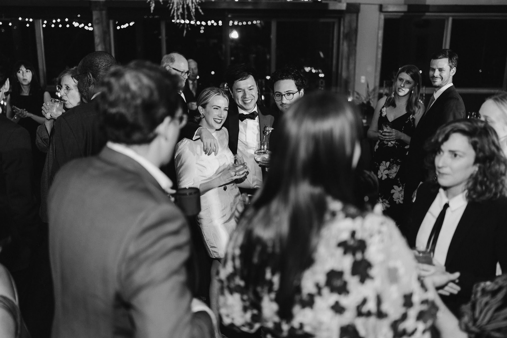 everyone is on the dance floor, dancing