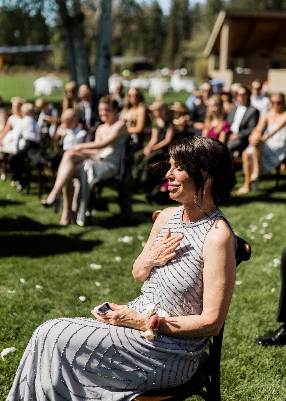 Portrait of mother of the bride 
